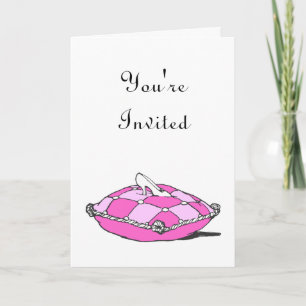 Invitación personalizada de la zapatilla de Cenici