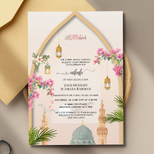 Invitación Personalizada de Nikah a Masjid An-Naba