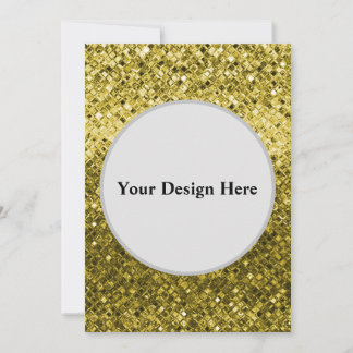 Invitación Personalizada de Oro con Holograma
