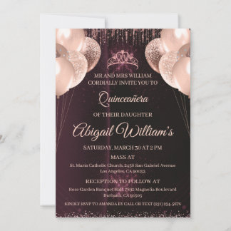 Invitación Personalizada de Quinceañera | Mis Quin