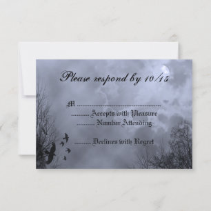 Invitación personalizada de respuesta RSVP Cielo E