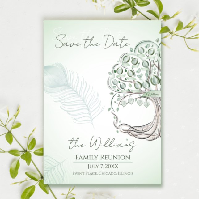 Invitación personalizada de reunión de árbol famil (Subido por el creador)
