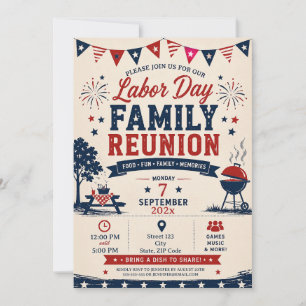 Invitación personalizada de reunión familiar del D