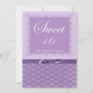 Invitación personalizada de Sweet 16 Party