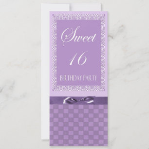 Invitación personalizada de Sweet 16 Party