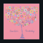 Invitación personalizada del árbol circular de cum<br><div class="desc">Zazzle garantiza la calidad de sus invitaciones.**Cada invitación incluye un sobre de tamaño equivalente incluido en el coste** Cambia el estilo y la sensación del papel a lo que quieras. En este momento lo tengo puesto a un hermoso sentido. (para cambiar, presione la pestaña de opciones de estilo/tamaño/tipo de papel...</div>