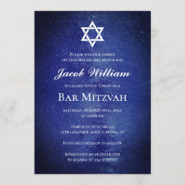 Invitación personalizada del bar judío Mitzvah
