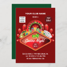 Invitación personalizada del Fiesta nocturno de Cl