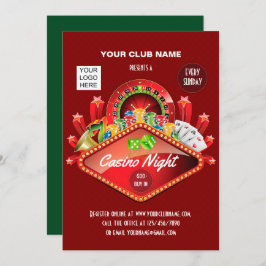 Invitación personalizada del Fiesta nocturno de Cl