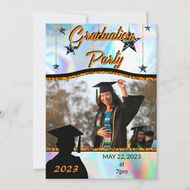 Invitación personalizada del partido de graduación (Anverso)