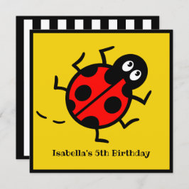 Invitación personalizada del patrón de pájaro larg