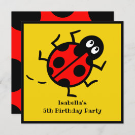 Invitación personalizada del patrón de pájaro larg