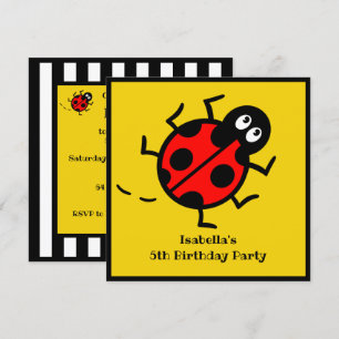 Invitación personalizada del patrón de pájaro larg