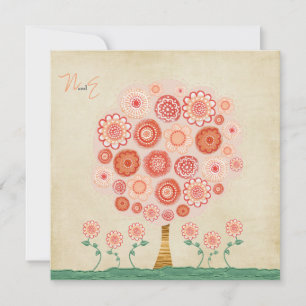 Invitación personalizada del sueño Tangerine boda