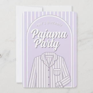 Invitación personalizada - Fiesta de pijamas para