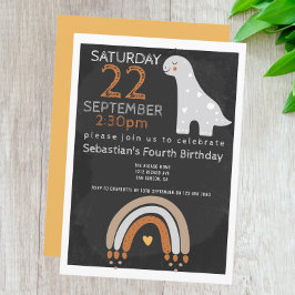 Invitación Personalizada la fiesta de cumpleaños de los dinos
