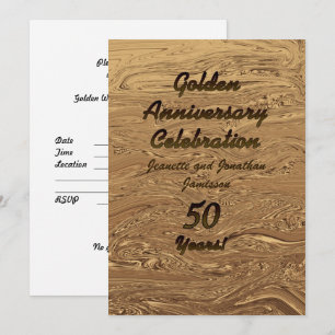Invitación personalizada para aniversario de bodas