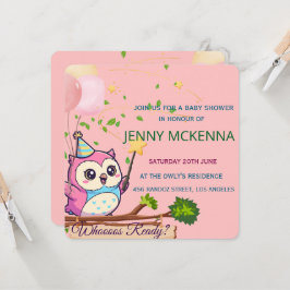 Invitación personalizada para baby shower con dise