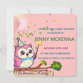 Invitación personalizada para baby shower con dise