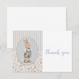 Invitación personalizada para baby shower, conejo