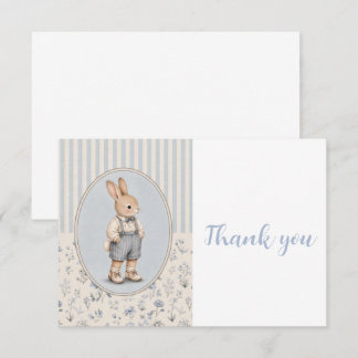 Invitación personalizada para baby shower, conejo