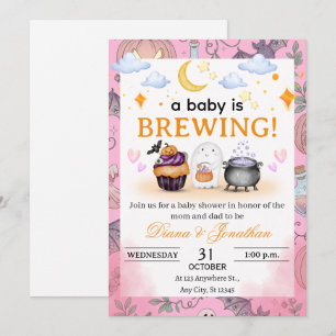 Invitación Personalizada para Baby Shower de Hallo