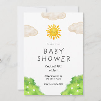 Invitación personalizada para baby shower en el ja