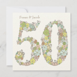 Invitación Personalizada para Bodas de Oro (50 Ani