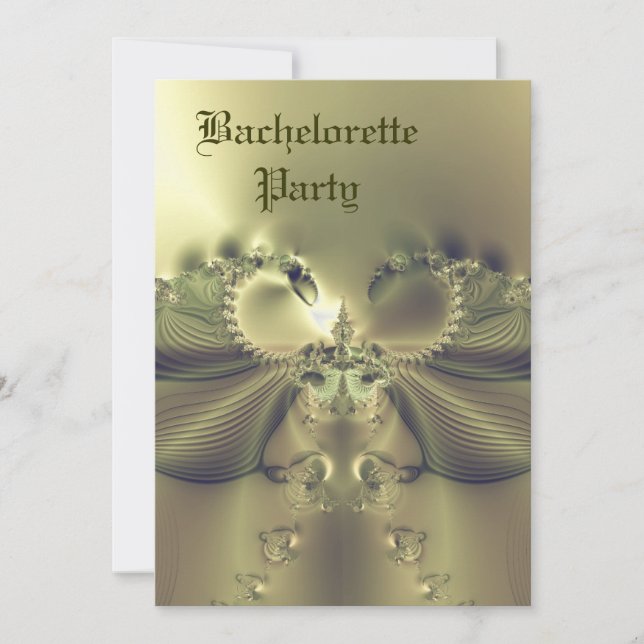 Invitación Personalizada para Despedida de Soltera (Anverso)
