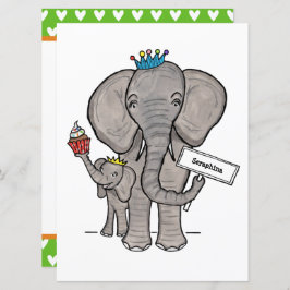 Invitación personalizada para el cumpleaños del el