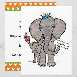 Invitación personalizada para el cumpleaños del el