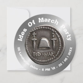 Invitación personalizada para el diseño de monedas