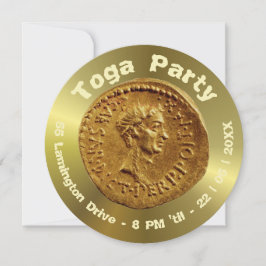 Invitación personalizada para el diseño de monedas