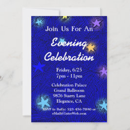 Invitación personalizada para fiesta de celebració