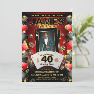 Invitación personalizada para fiesta de cumpleaños