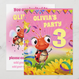Invitación personalizada para fiesta de cumpleaños