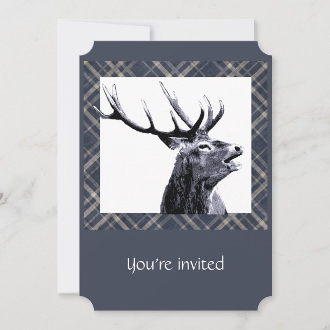 Invitación personalizada para fiesta de soltero (Anverso)