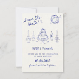Invitación personalizada para guardar la fecha de
