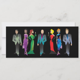 Invitación personalizada para invitados a cenar