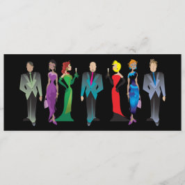 Invitación personalizada para invitados a cenar