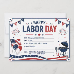 Invitación personalizada para la fiesta de BBQ del