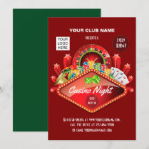 invitación personalizada para la noche de fiesta d