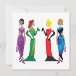 Invitación personalizada para la noche de las dama