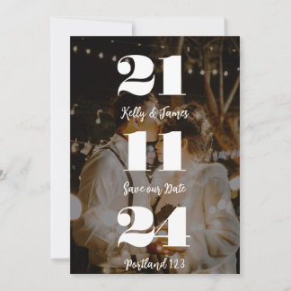 Invitación personalizada para salvar la fecha con