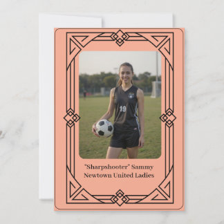 Invitación personalizada para testimonio de fútbol