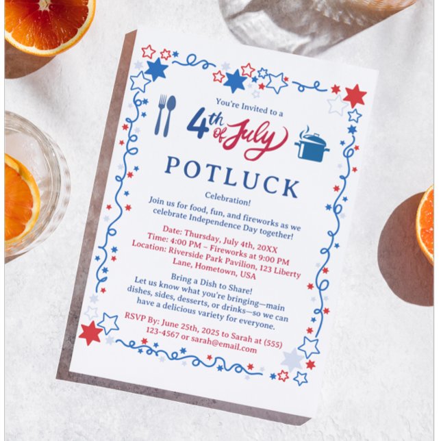Invitación personalizada para una comida compartid (Subido por el creador)
