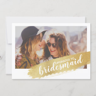 Invitación [Personalizada] Propuesta de la dama de honor Tarj