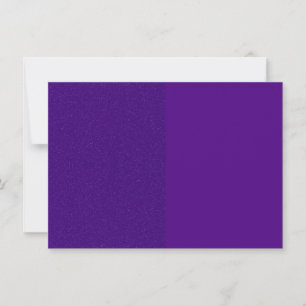 Invitación personalizada púrpura dividida