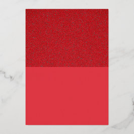 Invitación personalizada roja de tomate con parte