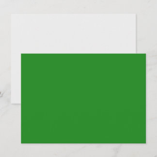 Invitación Personalizada Verde Bosque y Blanco